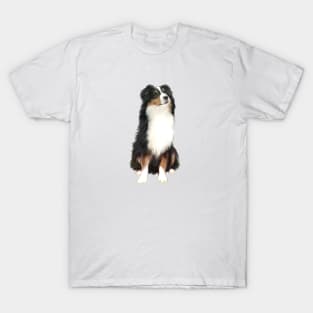 Tri Color Australian Shepherd - Just the Dog T-Shirt